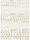 Mg703 Woodland Scenics Gold Roman Rr Letters Dry Transfer 724771007036