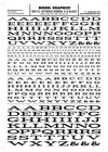 Mg715 Woodland Scenics Extended Black Roman Rr Letters Dry 724771007159