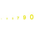 Mg730 Woodland Scenics Yellow Gothic Numbers Dry Transfer Decals 724771007302