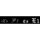 Mg756 Woodland Scenics Script Old English White Letters Dry 724771007562
