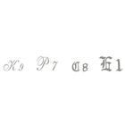 Mg758 Woodland Scenics Silver English Letters Dry Transfer Decals 724771007586