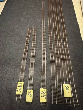 Mec10102 Micro Engineering Vtg Ho Scale Flex Track Nickel Silver Rails Lot Of 7 Used