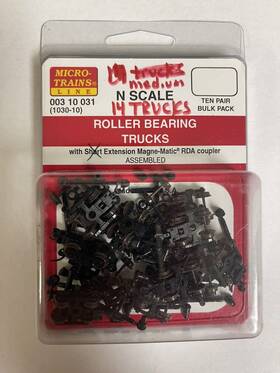 Mtl00310031 Micro-trains 00310041 N 1030-10 Barber Roller Bearing Trucks 7pair