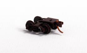 00325021 Micro-trains N Brown Bettendorf Trucks With Short Extension Couplers