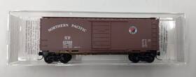 02000980 Micro-trains N Northern Pacific 40ft Standard Single Door Boxcar #27588