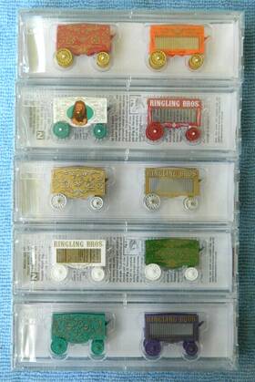 Micro-trains 695140039852 Lot Of 5 N Scale Circus Wagons Ringling Bros. And Barnum Bailey