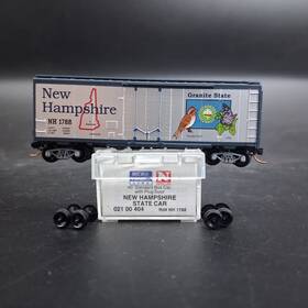 02100404 Micro-trains Line Mtl New Hampshire State Car N Scale Nh Boxcar 021 00 404