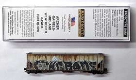 09954330 Micro-trains Line Mtl 99330 Adm Uelx 60220 Covered Hopper Fw Weathered With Jc