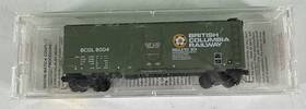 02100230 Micro-trains Line Mtl 21230 British Columbia Railway Bcr 8006 40 Foot Boxcar L/n