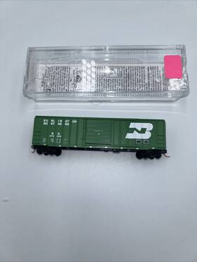 376200 Micro-trains Line Mtl 25490 Burlington Northern Bn 50 Foot Single Door Boxcar