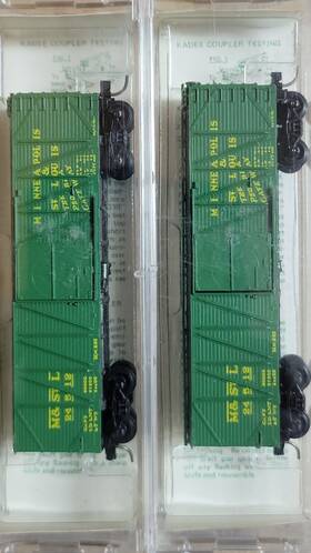 24512 Micro-trains Line Mtl 28352 2 Kadee M And St. L 40ft Boxcar #24512