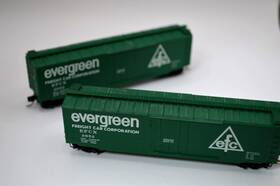 32010 Micro-trains Line Mtl Two Evergreen Efcx 2852 50 Foot Boxcar R