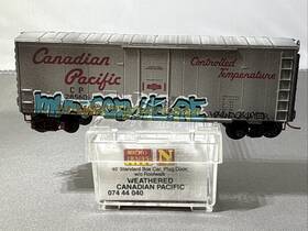 285601 Micro-trains Line Mtl 695140038268 74040 Canadian Pacific Cp Fw Factory Weathered