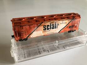 93040 Micro-trains Line Mtl Sclair Nclx 3 Bay Covered Hopper Hand-weathered