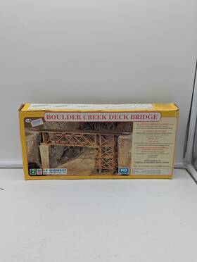 Midwest Products 091157030521 Ho Scale Boulder Creek Deck Bridge Item Open Box
