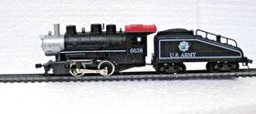 96638 Model Power Ho 0-4-0 Locomotive With U.s. Army Slope Back Coal Tender #96638