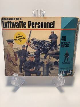 Mpc 1-6009 Vintage Luffwaffe Personnel Double Lot 97x Ho/oo Scale Model Kit #1-6012