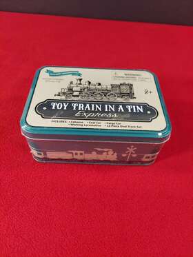 Mth 085936106606 Toy Train In A Tin Express Battery Powered Green New