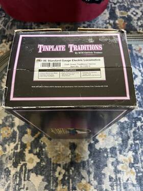 10-1105-0 Mth Standard Tinplate Dark Green With Brass #9e Locomotive Traditional