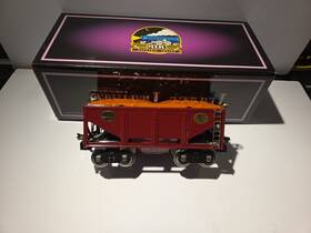 10-1145 Mth Standard Gauge Tinplate 500 Series 521 Maroon With Brass Ore Car