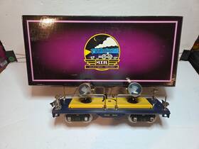 10-2176 Mth Standard Gauge Tinplate Chessie 500 Series B And Y Searchlight Car