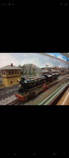 10-3002-1 Mth O Gauge Tinplate 260e Steam Locomotive And Tender With Ps1 -ln In Box