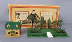 11-90075 Mth O Suburban Home Plot With Villa Lt. Mustard And Med. Green #912 #189