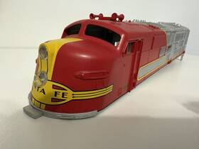 20-2738-1 Mth O Gauge Railking #14 E-6 A Unit Diesel Engine Shell Santa Fe