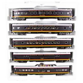 20-65039 Mth Kansas City Southern Kcs 5-car 70ft Passenger Train Set - Smooth