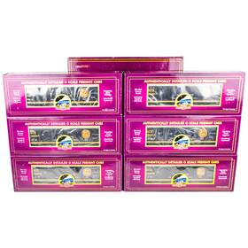 20-90439 Mth Kcs Kansas City Southern 3-bay Centerflow Hopper Car 6-car Set