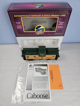 20-91102 Mth Maine Central Extended Vision Caboose 643 O Scale Works Box Damaged