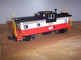 20-91233 Mth Train Premier #20-91233 Western Maryland Car #2007 Extended Vision Caboose