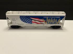 20-97936 Mth Premier American Grain O Scale 3-bay Centerflow Hopper