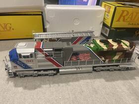 30-20520a Mth #30-20520a &20520-1 U. P. Support Our Troops Caboose And Sd70 Ace Ps3
