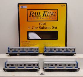 30-2122 Mth O Mta New York Transit Subway Car Set Of 4 Ex/box