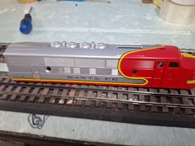 30-2471-1 Mth O Gauge Railking Santa F-3 A Unit Diesel Engine Shell