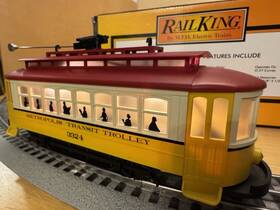30-2546 Mth Rail King Metropolis Bump-n-go Motorized Trolley O-gauge 2003