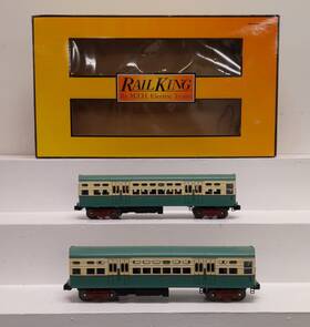 30-2673-3 Mth O Chicago 6200 Series Subway Add-on Non-powered Set Of 2 Ex