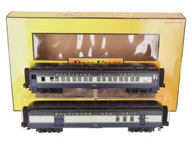 30-2707p Mth O B&o Coach And Baggage Passenger Car Set Ln/box