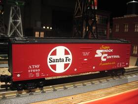 30-4017-0 Mth Rail King Santa Fe Woodside Reefer # Atsf 37680