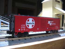 30-4098-1 Mth Rail King Santa Fe Single Door Box Car # Atsf 37629 Buy It Now Listing