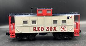30-4134c Mth Mlb Rail King #30-4134c Boston Red Sox Steel Caboose