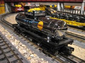 30-4136-1 Mth Rail King Shell Oil Company Chrome Tank Car # S.c.c.x. 9966