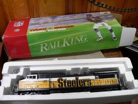 20-2706-3 Mth 30-4171-1 Inch Pittsburgh Steelers Rare Premier Dash 8 Non Powered