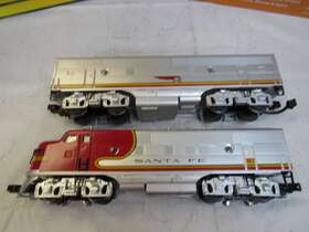 30-4202-1e Mth 30-2921-4 Santa Fe F3 A-b Railking Scale Proto 2 Tested Video