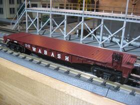 30-7001 Mth Rail King Wabash Flat Car # Wab 25536 Buy It Now Listing