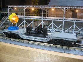 30-7011d Mth Rail King Conrail Operating Searchlight Car # Cr 766156