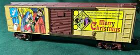 30-74357 Mth Railking 2006 Christmas 40ft Box Car 0/027 Unboxed Vg Condition