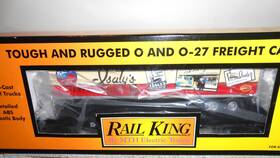 30-76153 Mth Railking Isalys Flatcar With Tractor And Trailer Car