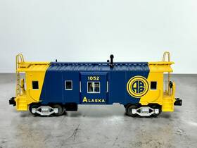 30-77064 Mth Rail King #30-77064 Alaska Railroad Bay Window Caboose O Scale